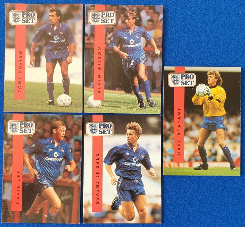 Chelsea x5 (Pro Set 1990-91)