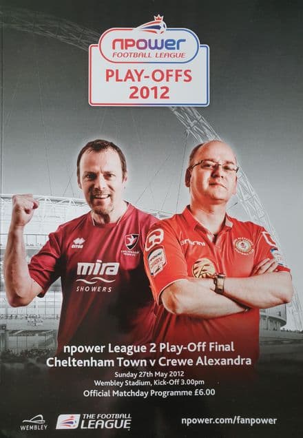 Cheltenham v Crewe, Lge 2 Play-off (2012, May 27th)