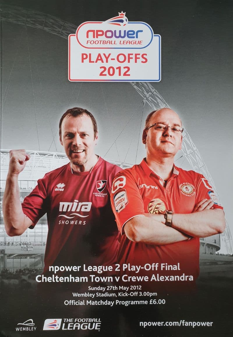 Cheltenham v Crewe, Lge 2 Play-off (2012, May 27th)