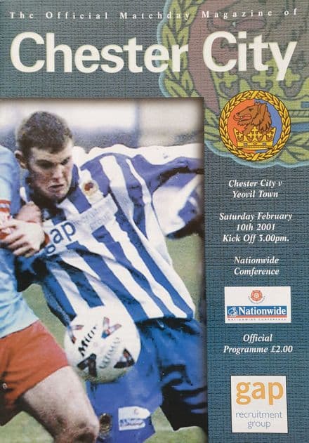 Chester v Yeovil, Conference (2001, Feb 10th)