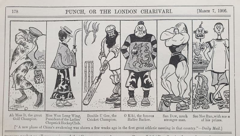 Chinese Sports Cartoon (Punch, 1906 Mar 7)