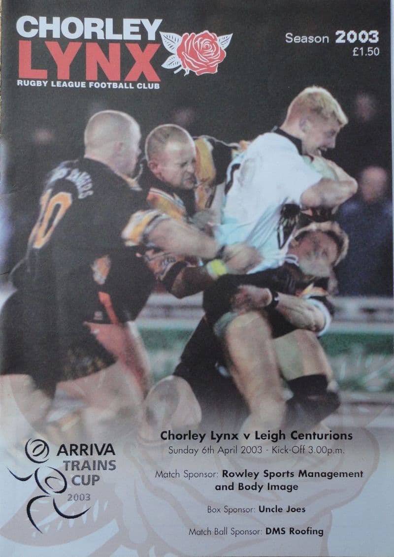Chorley Lynx v Leigh Centurions (2003, Apr 6th)