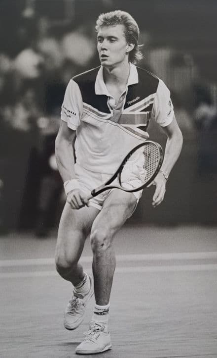 Chris Bailey Press Photo "Backhand Volley"