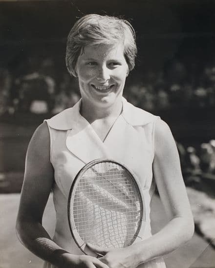 Christine Truman Press Photo (Wightman Cup, 1958)