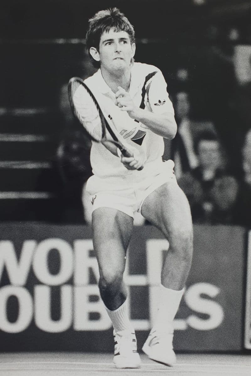 Christo Van Rensburg Press Photo (1986, World Doubles)