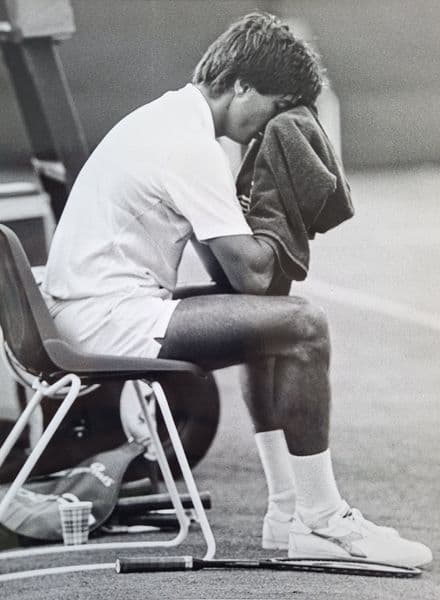 Claudio Panatta Press Photo (Wimbledon, 1984)