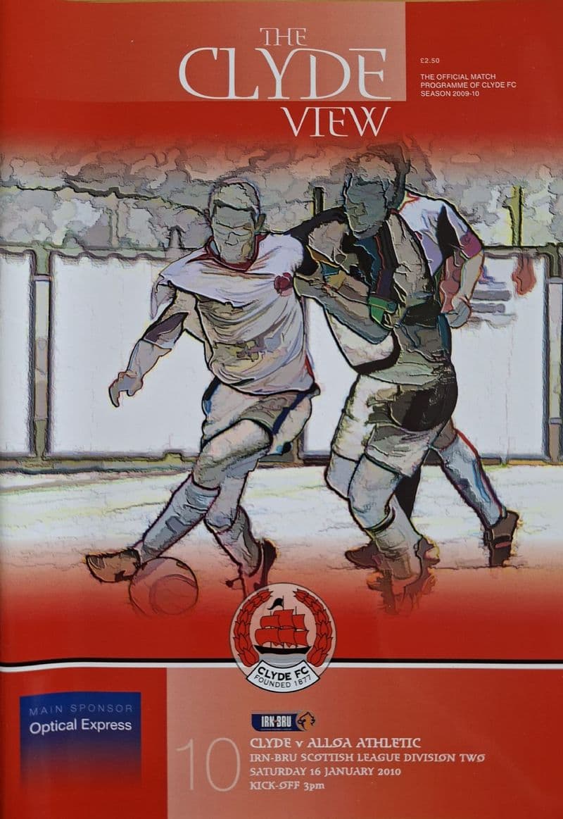 Clyde v Alloa Athletic (2010, Jan 16th)