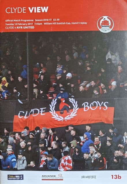 Clyde v Ayr United (2017, Feb 14th)