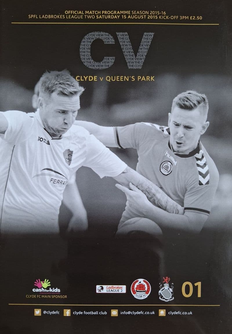 Clyde v Queens Park (2015, Aug 15th)