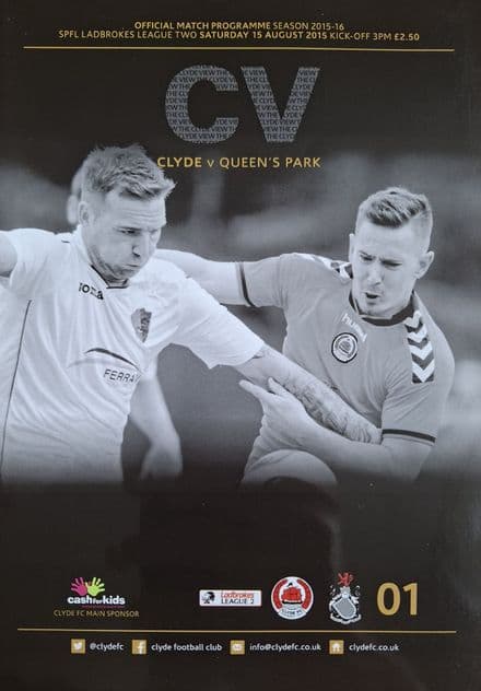 Clyde v Queens Park (2015, Aug 15th)