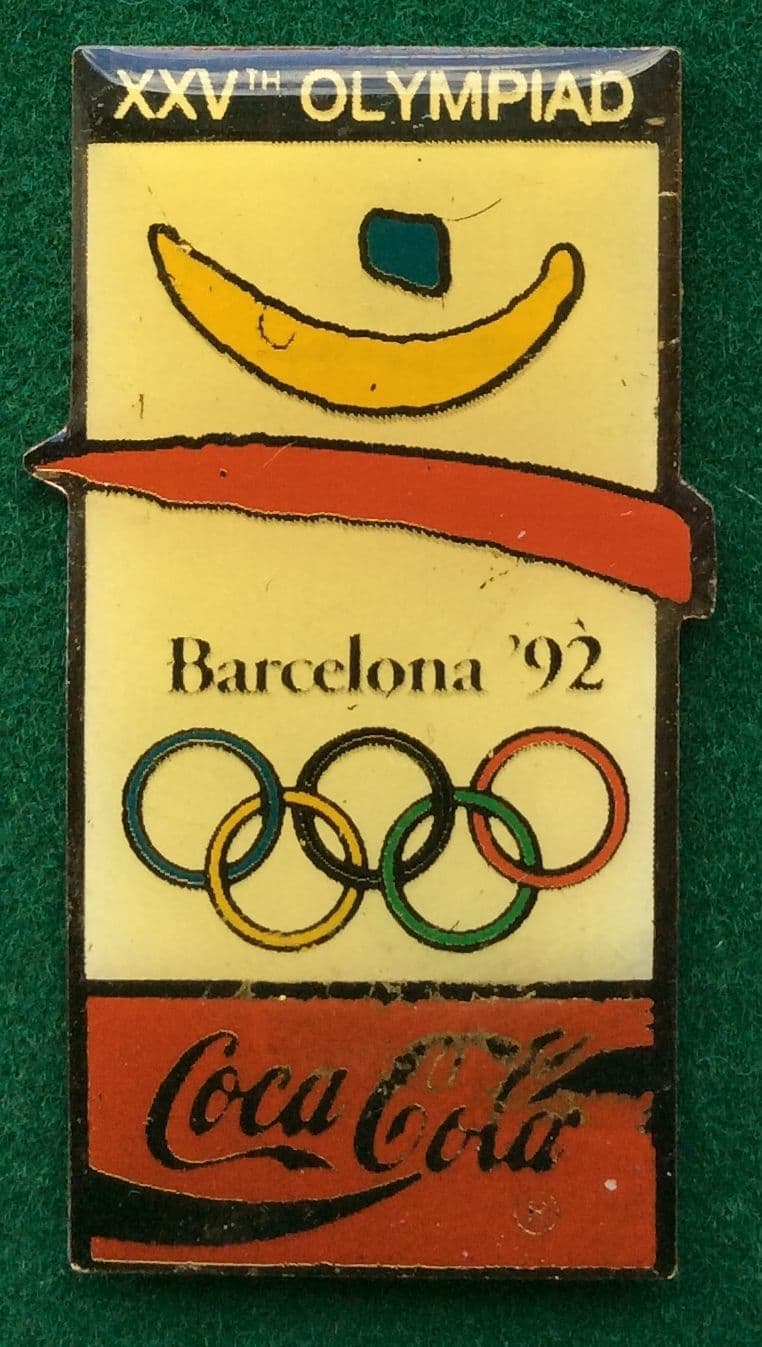 Coca Cola Barcelona 1992 Olympic Badge