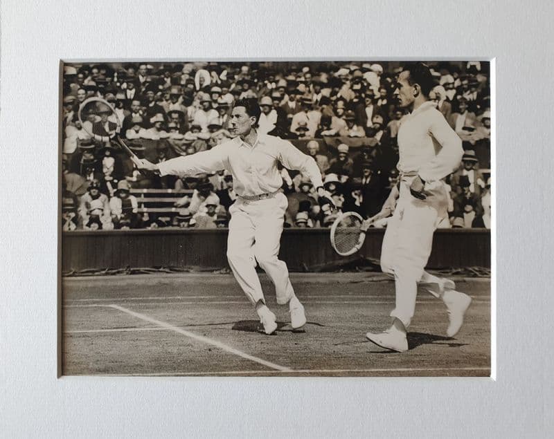 Cochet & Brugnon Press Photo (Wimbledon, 1926)