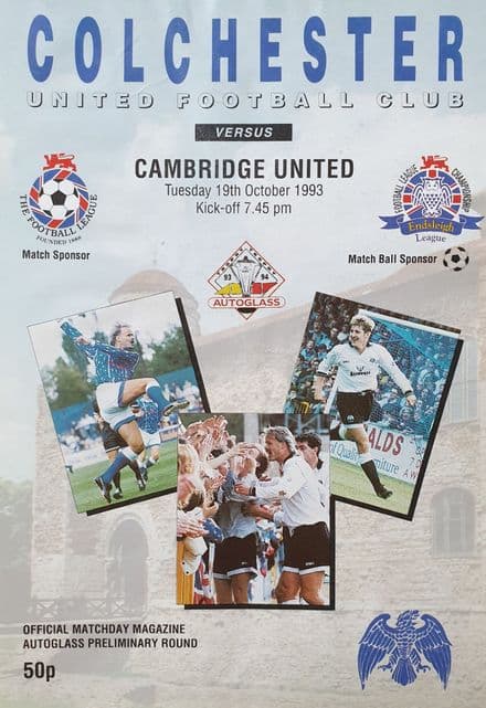 Colchester v Cambridge, Autoglass (1993, Oct 19th)