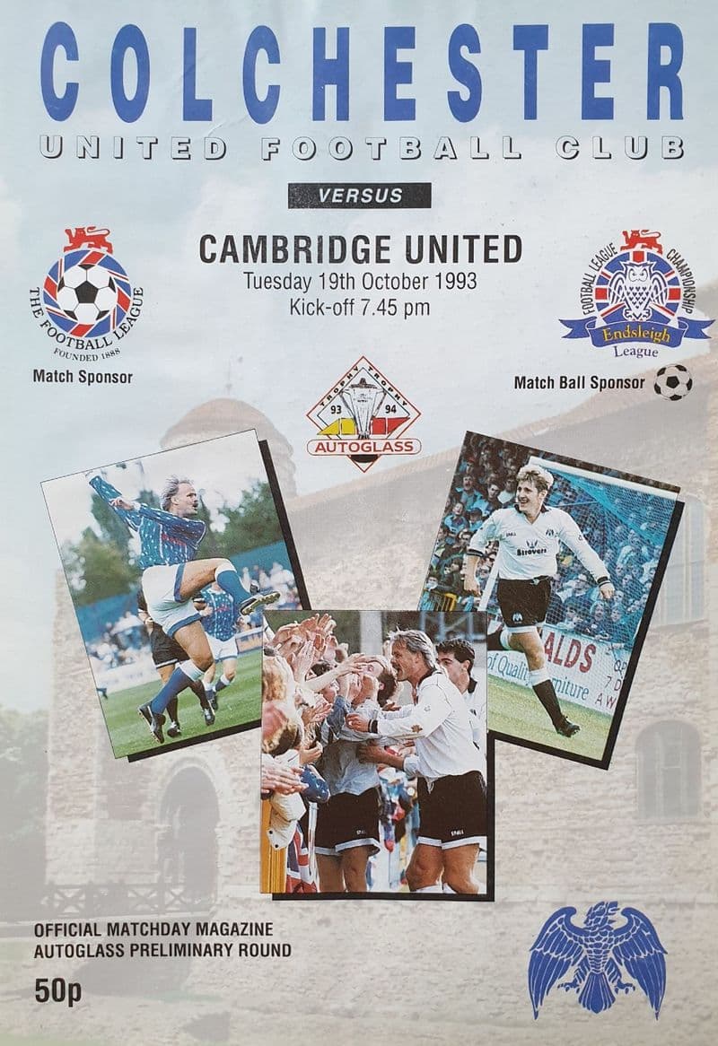 Colchester v Cambridge, Autoglass (1993, Oct 19th)