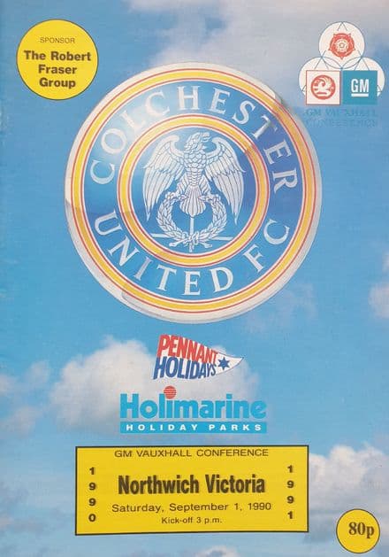 Colchester v Northwich, Conference (1990, Sep 1st)
