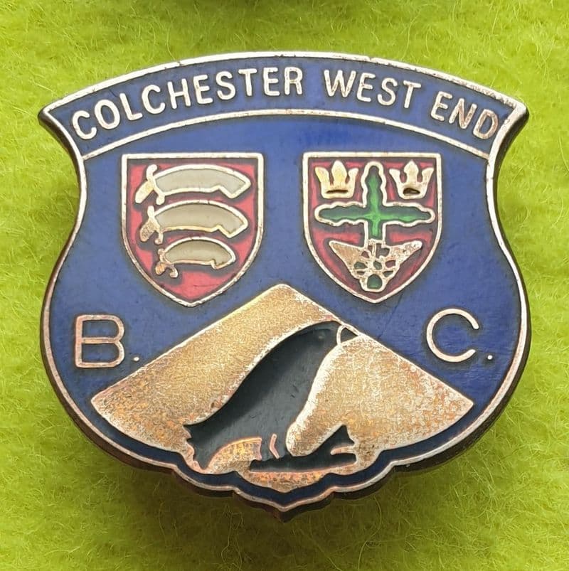 Colchester West End BC Enamel Pin Badge
