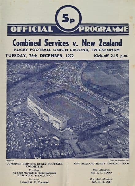 Combined Services v New Zealand (1972, Dec 26th)