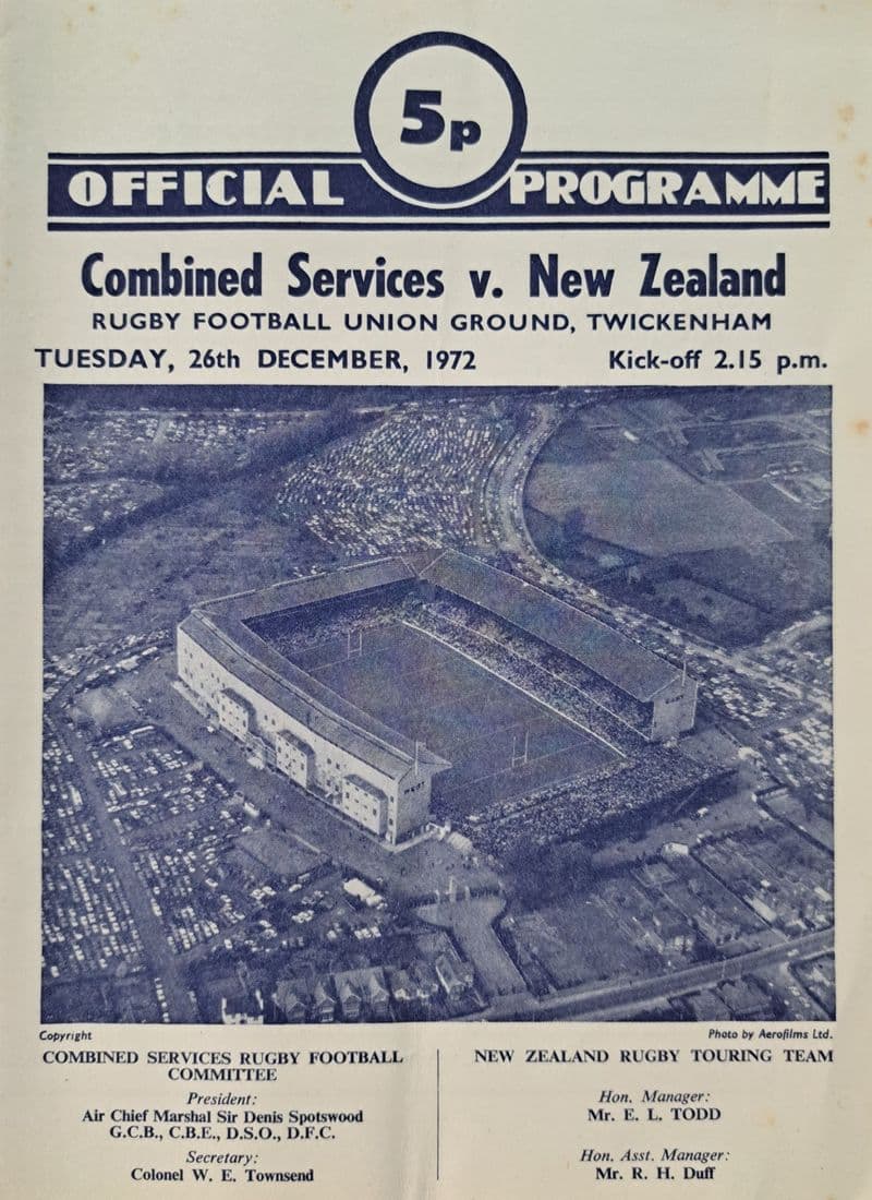 Combined Services v New Zealand (1972, Dec 26th)