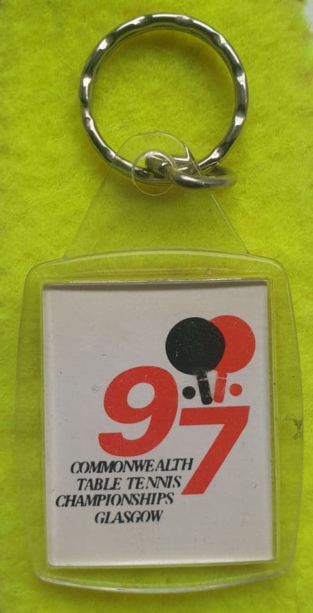 Commonwealth Table Tennis Championships 97 Key Ring