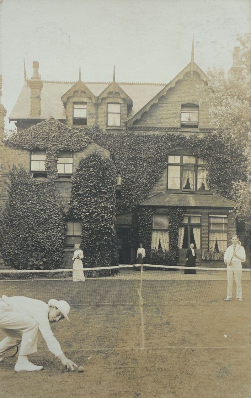 Country House Tennis Card (Postally Used)