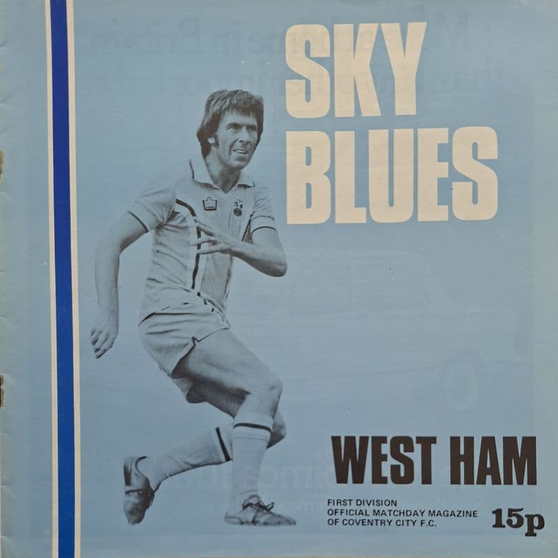 Coventry City v West Ham, Div 1 (1977, Apr 9th)