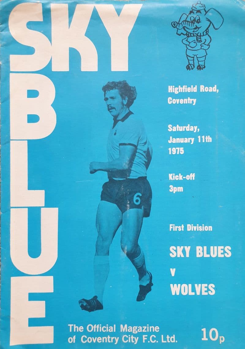 Coventry City v Wolves, Div 1 (1975, Jan 11th)