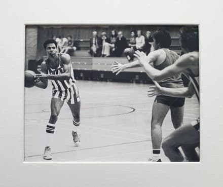 Coventry Team Fiat Large Black and White Photo