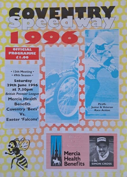 Coventry v Exeter (1996, Jun 29th)
