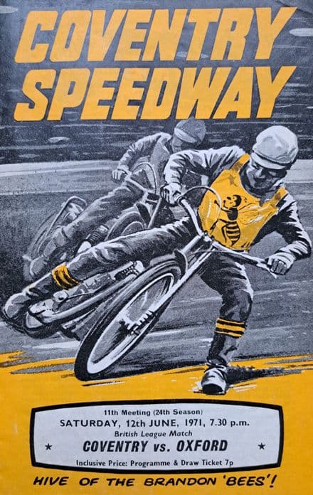 Coventry v Oxford (1971, Jun 12th)