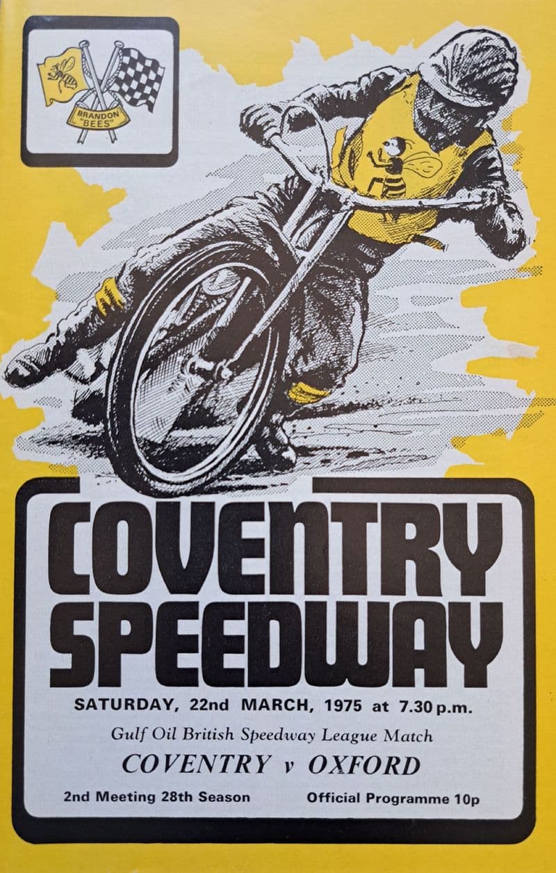 Coventry v Oxford (1975, Mar 22nd)