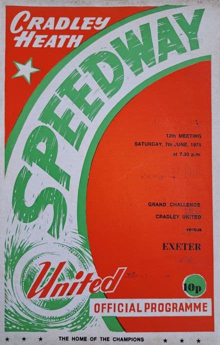 Cradley Heath v Exeter Falcons (1975, Jun 7th)