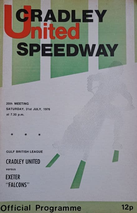 Cradley Heath v Exeter Falcons (1976, Jul 31st)