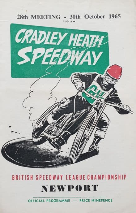 Cradley Heath v Newport Wasps (1965, Oct 30th)