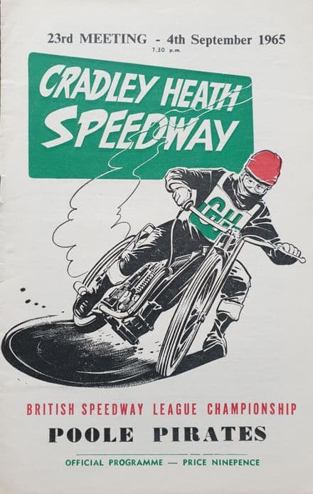 Cradley Heath v Poole Pirates (1965, Sep 4th)