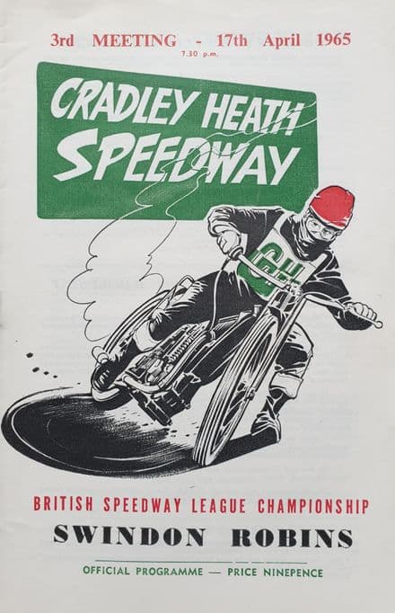 Cradley Heath v Swindon Robins (1965, Apr 17th)