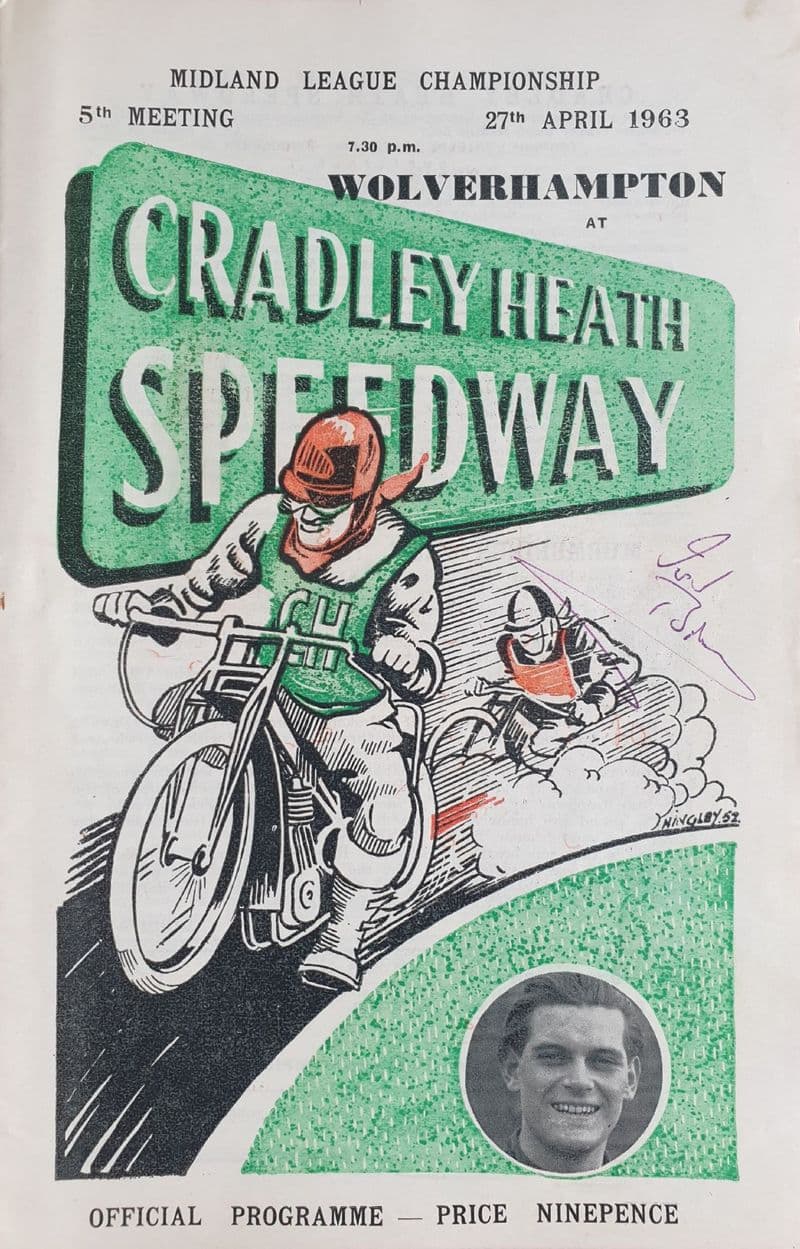 Cradley Heath v Wolverhampton (1963, Apr 27th) SIGNED
