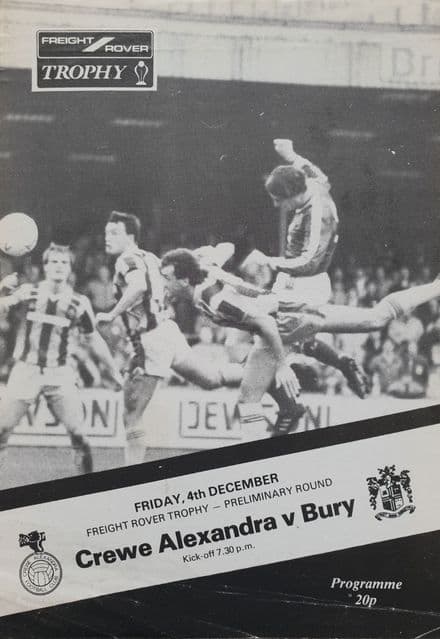 Crewe v Bury, Freight Rover (1987, Dec 4th)