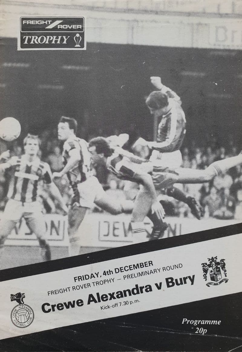 Crewe v Bury, Freight Rover (1987, Dec 4th)