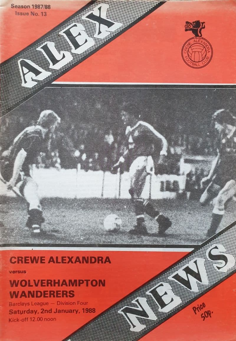 Crewe v Wolves, Div 4 (1988, Jan 2nd)