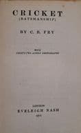 Cricket Batsmanship by C B Fry (1912)