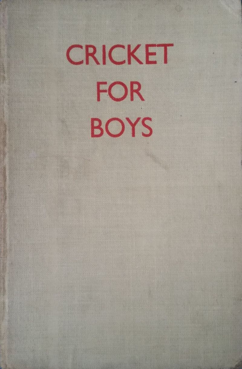 Cricket for Boys by Two Wellingborough Masters