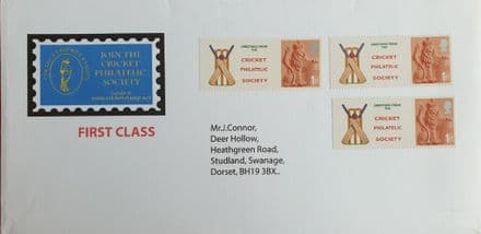 Cricket Philatelic Society Cover (Un-used)