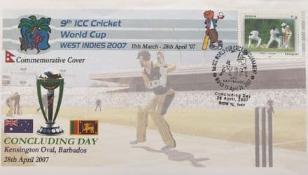 Cricket World Cup 2007 - Final Day, West Indies FDC, 137