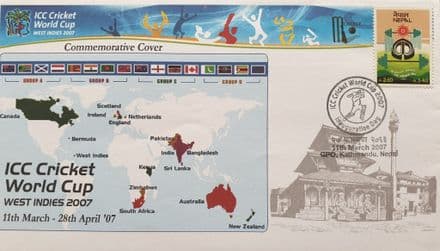 Cricket World Cup 2007, West Indies FDC, 161 of 500