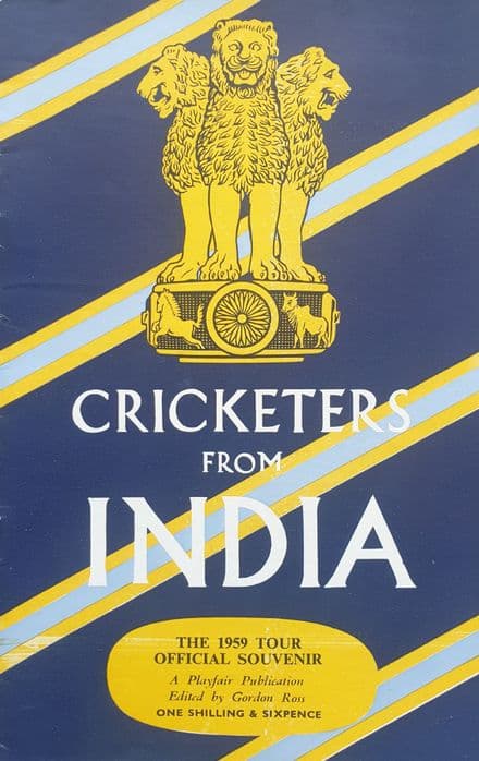 Cricketers from India (The 1959 Tour) ed by Gordon Ross