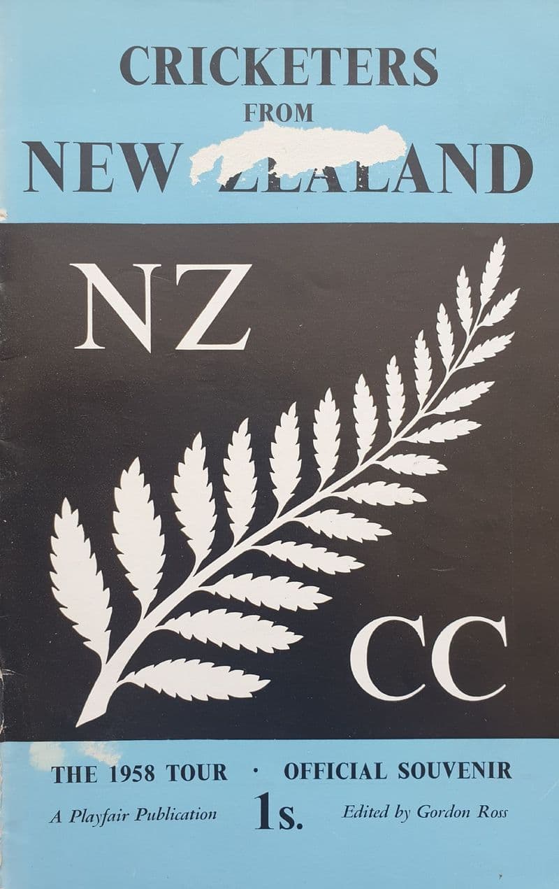 Cricketers from New Zealand (The 1958 Tour) ed by Gordon Ross