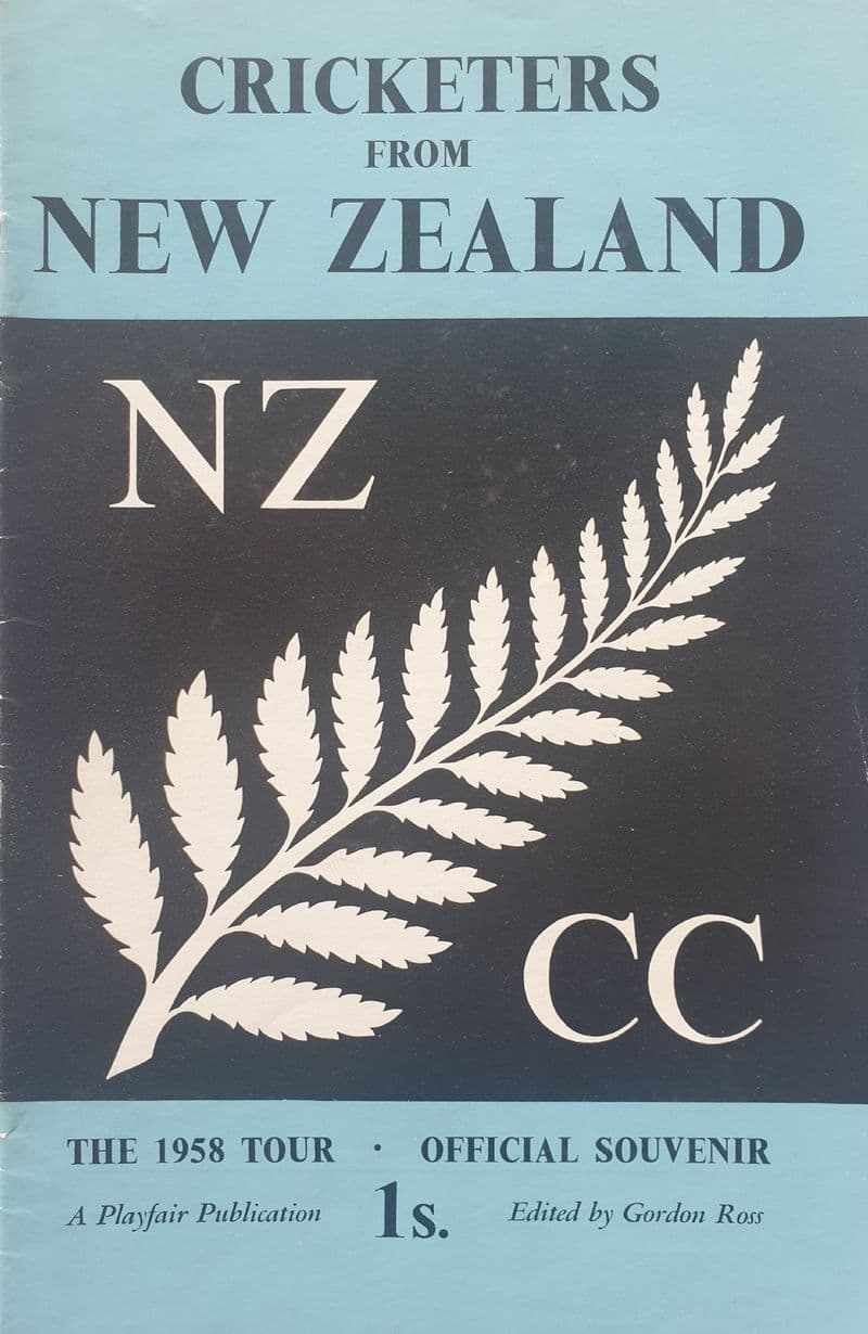 Cricketers from New Zealand (The 1958 Tour) ed by Gordon Ross GOOD COPY