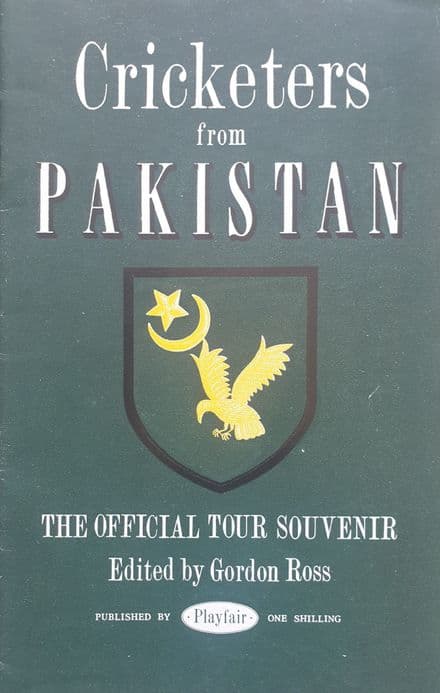 Cricketers from Pakistan (The 1954 Tour) ed by Gordon Ross