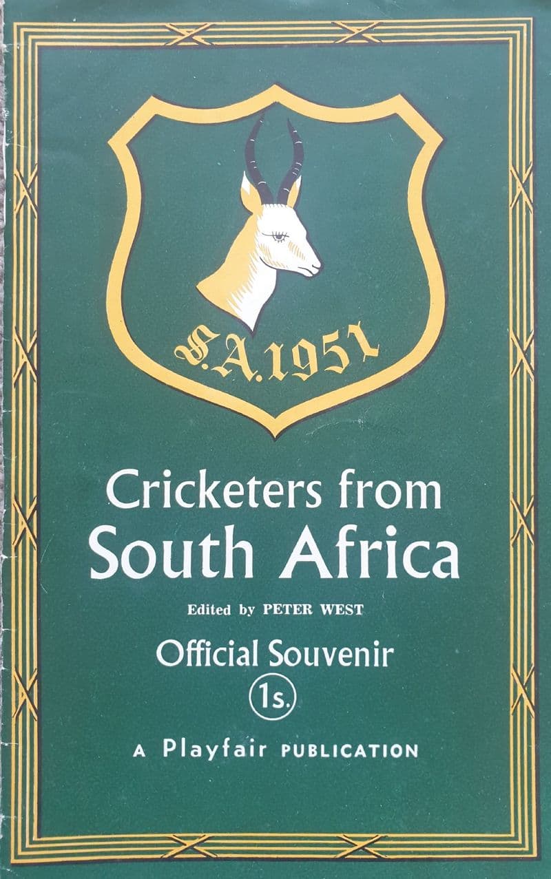 Cricketers from South Africa (The 1951 Tour) ed by Peter West