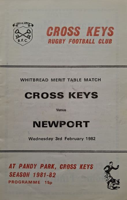 Cross Keys v Newport (1982, Feb 3rd)